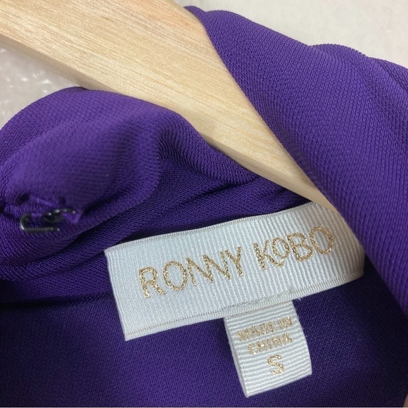 Ronny Kobo Harper Balloon Sleeve Mini Dress - Picture 7 of 11